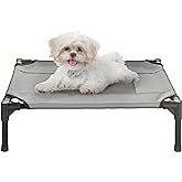 PETMAKER Elevated Dog Bed - 24.5x18.5-Inch Portable Pet Bed with Non-Slip Feet - Indoor/Outdoor Dog Cot or Puppy Bed for Pets