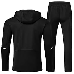 BGOWATU Men's Tracksuits Set Fall Winter Jacket