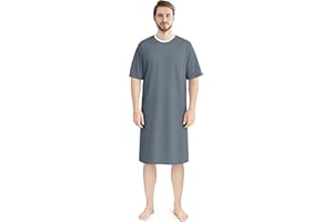 Utopia Care Men's Hospital Gown Soft and Comfortable Patient Gown