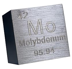 Molybdenum Cube - 10mm Pure Metal Element Cubes