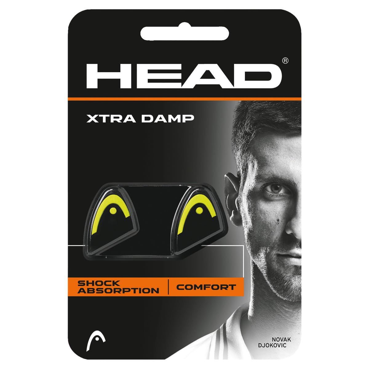 HEAD Unisex – Adult's Xtra Damp Tennis Mute, Yellow, standard size