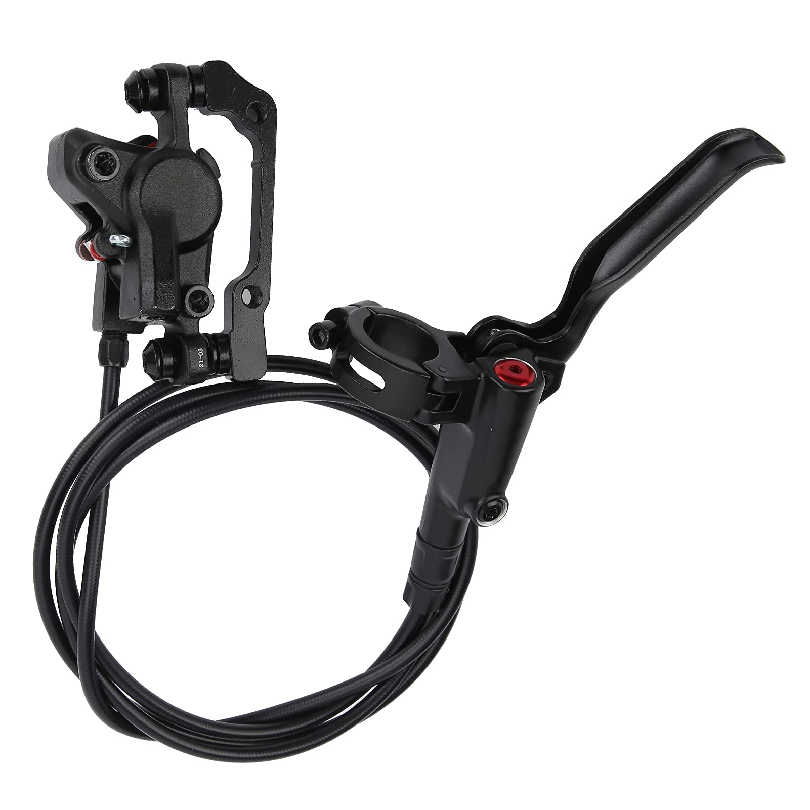 Hydraulic Disc Brake Levers, 1400mm Mountain Bike Left Rear Single Brake Set for Cycling