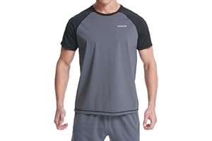 VAYAGER Men's Swim Shirts Rash Guard UPF 50+ T Shirts Quick Dry Loose Fit Water Surfing Shirt