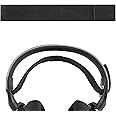 Geekria Flex Fabric Headband Pad Compatible with SteelSeries Arctis 7, Arctis 9X, Arctis PRO, Headphones Replacement Band, Headset Head Top Cushion Cover Repair Part (Black)