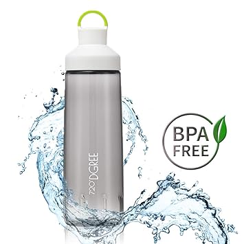Tritan Trinkflasche “twinBottle“ - 700ml, 1l | Sportflasche mit Neuartiger 2-Wege-Öffnung | BPA Frei