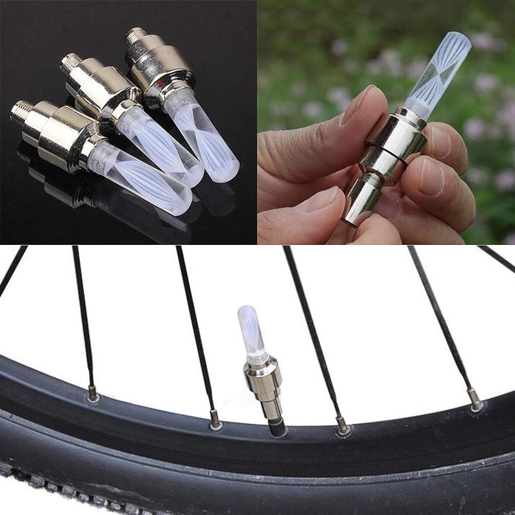 CJRSLRB 10Pack Tire Valve Light, LED Flash Tyre Wheel Valve Cap Lights for Car Bike Bicycle Motorcycle: Automotive