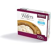 Broadman Communion Wafer, Round with Cross Design, 1,000 Count