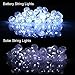 String Lights with Battery,easyDecor 30 LED Ball 21ft Warm White 8Mode Waterproof Decorative Globe Light for Thanksgiving,Indoor,Outdoor,Party,Wedding,Patio,Garden Decoration,Holiday,Bistro(white)