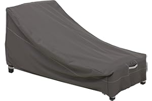 Classic Accessories Ravenna Water-Resistant 78 Inch Patio Day Chaise Lounge Cover, Patio Furniture Covers