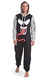 Marvel Spider-Man Venom Mens Fleece Zip Up Pajama