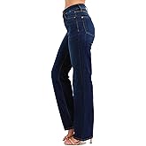 Judy Blue Women's High Waist Relaxed Straight-Leg Jeans