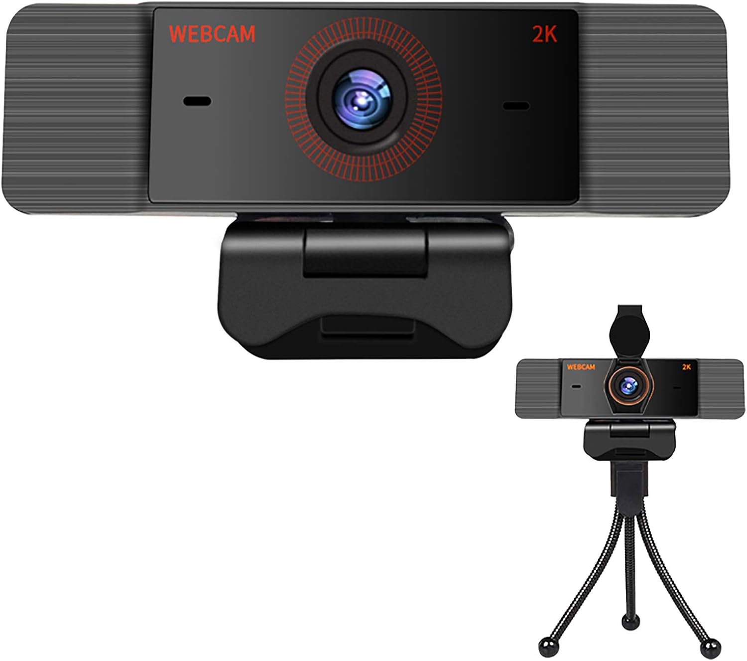 2K cam with Microphone for Desktop & Laptop, Hiievpu USB cam with