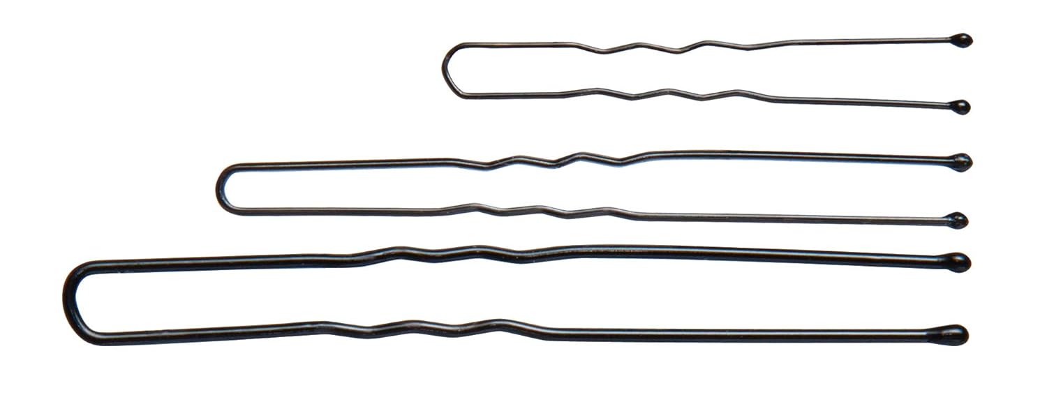 Diane Hair Pins Assorted Size, Black, 100/card : Bobby Pins : Beauty