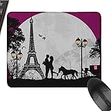 Romantic Polyester Mouse pad Series Horse Carriage