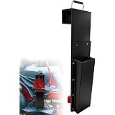 Bucket Chainsaw Scabbard, Universal Heavy Duty Steel Chainsaw Holder | Impact Protection Chainsaw Scabbard with Protective Liner &amp; Portable Handle for ATV UTV Truck Tractor Utility Vehicles