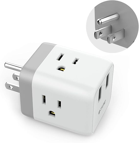 Multi Plug Outlet Extender，ETL Listed, TROND Outlet Splitter Expanders