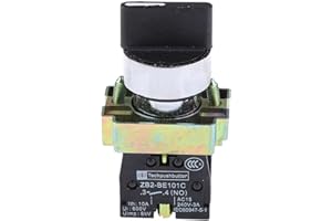 ZB2-BE101C 2NO DPST 3 Positions Momentary Rotary Selector Switch 600V 10A
