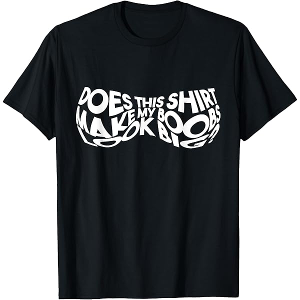 T-shirt Humoristique 'Boobies Make Me Smile' Pour Homme - Marque Fruit Of The Loom, Neuf