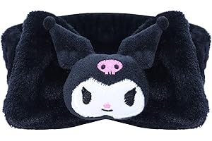 NGCJZF Kawaii Makeup Headband Spa Hairband Coral Fleece for Face Washing Make Up Pajama Party for Women Girls Families