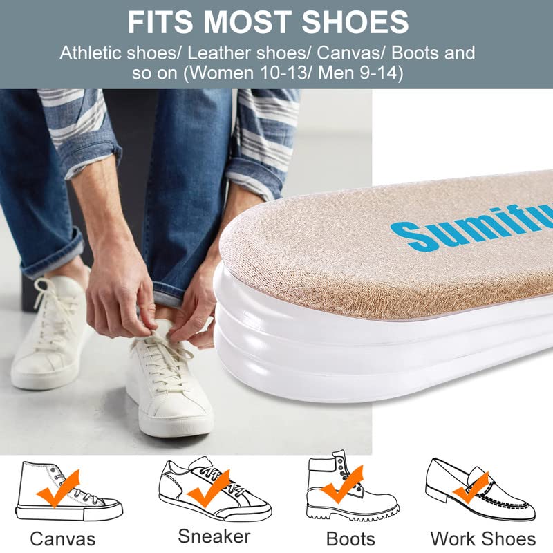 Sumifun Heel Lift, 4Layer 1 Inch Gel Shoe Lifts for Women Uneven Legs