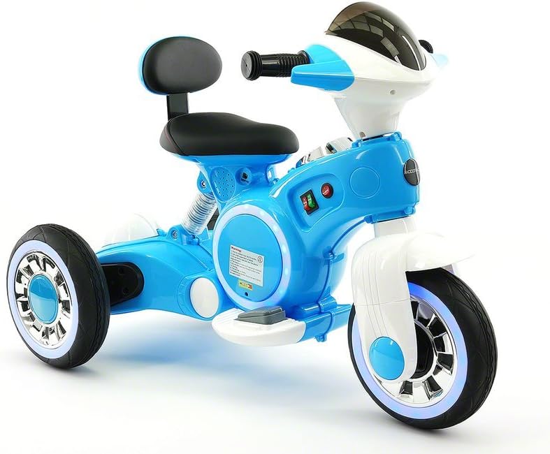 VIP 12V ELECTRIC KIDS RIDE ON TRICYCLE WITH LED WHEELS AND MP3 PLAYER TOY