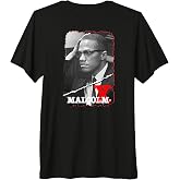 Malcolm X_001_Back Printed Premium Tri-blend T-Shirt