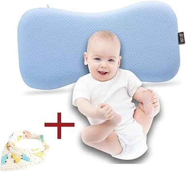Qutool 0 2 Years Old Baby Setting Head Shaping Memory Foam Pillow
