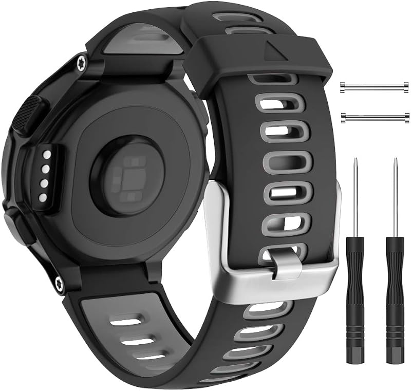 ISABAKE Silicone Watch Strap for Garmin Forerunner 735XT 235 230 630 620 S20 S5