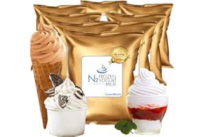 AussieBlends All Natural Acidity-Free Frozen Yogurt Mix For Froyo | Acidity-Free Mild Flavor, Very Mild Yogurt Taste, with prebiotics and probiotics, ideal for adding sweet flavors without acidity taste, like chocolate, peanut, or hazelnut, 8-Pack, Imported