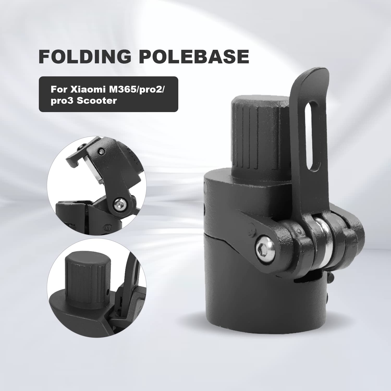 Electric Scooter Folding Pole Base Replacement Spare Parts Compatible with Xiaomi M365/PRO/PRO2/1S Scooter