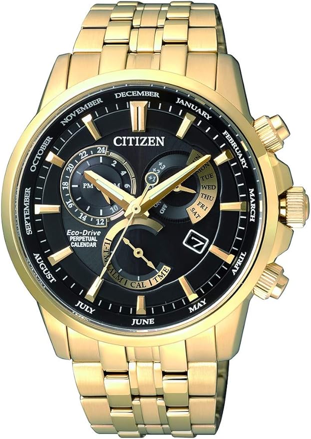 Citizen Mens Multi dial Solar Powered Watch with Stainless Steel Strap