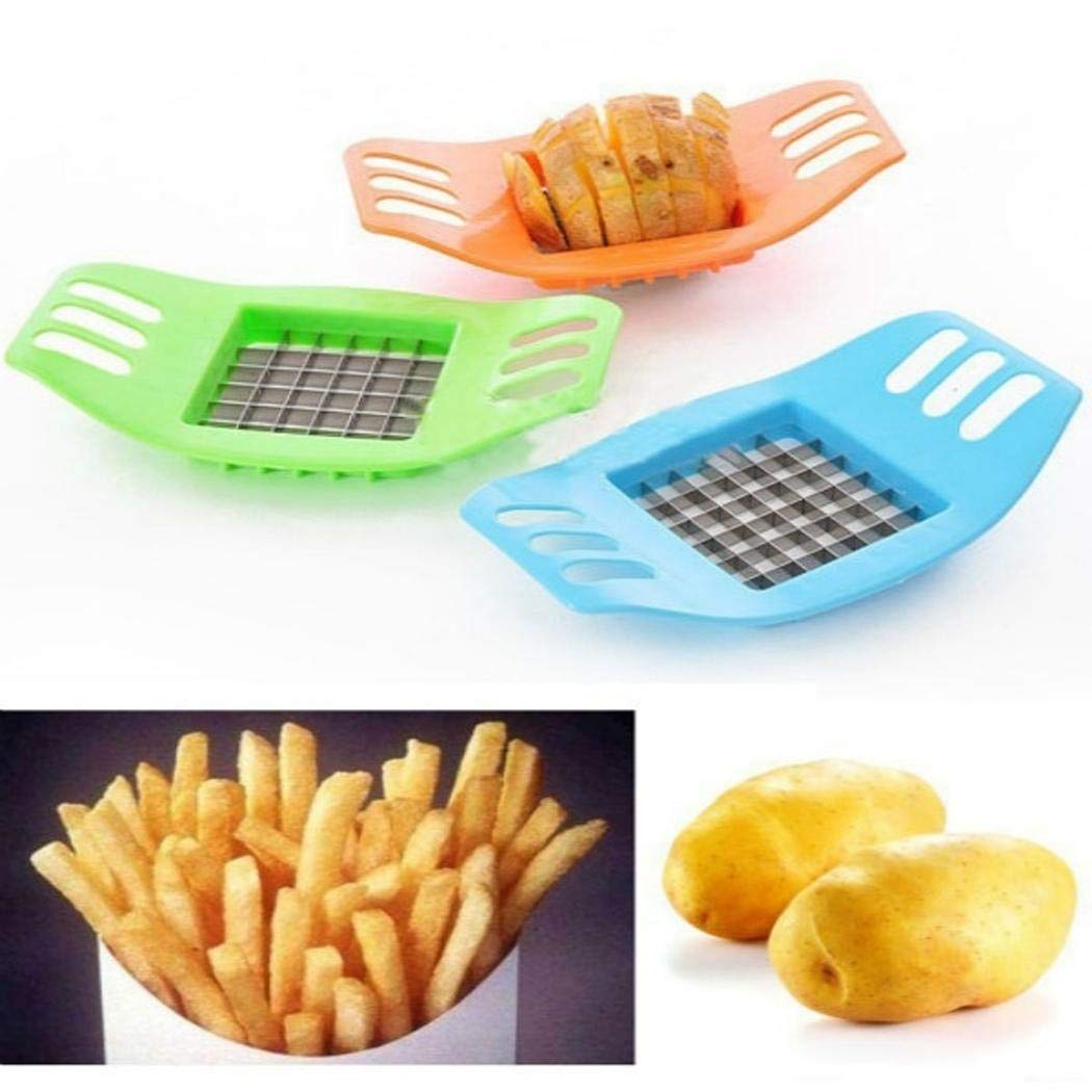 Siaodm New Potato Cutter Portable Grid Slicer Hand-Cut Potato DIY Fries Kitchen Tool Fruit & Vegetable Tools