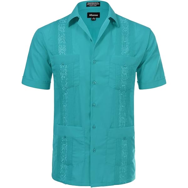 Chemise homme ample en soie glacée couleur unie manches courtes pour plus de co