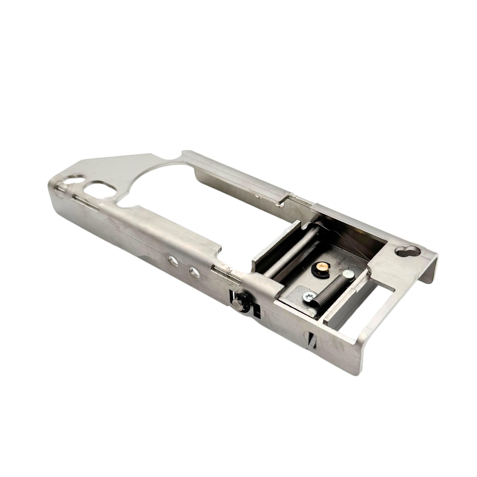 Internal release lever protection for tilting lock/garage