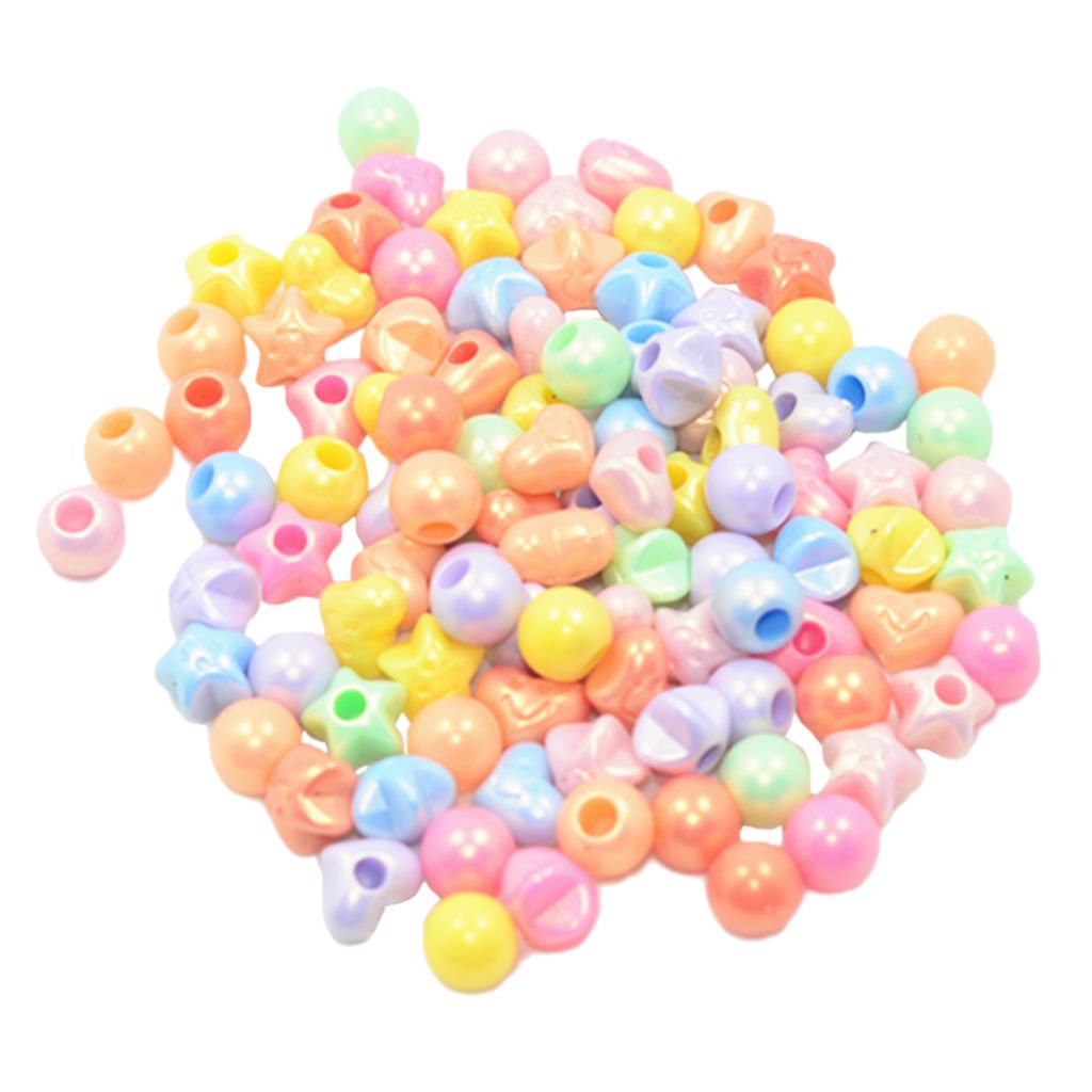 Buy Segolike 100 Pieces Mixed Shapes Hair Tie Hair Rope Band End