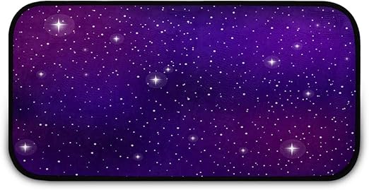 Felpudo ultravioleta Galáctico Universo Alfombra fácil de limpiar con