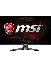 MSI Full HD Gaming Red LED Non-Glare Super Narrow Bezel 1ms 2560 x 1440 144Hz Refresh Rate 2K Resolution FreeSync 27&rdquo; Curved Gaming Monitor (Optix MAG27CQ)