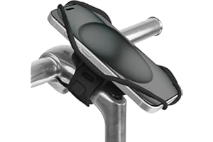 BONE Bike Tie 5 pro Bike Phone Mount Bicycle Phone Holder for Stem Mounting 4.7"-7.2", Compatible with iPhone 16 15 Pro, Pro 