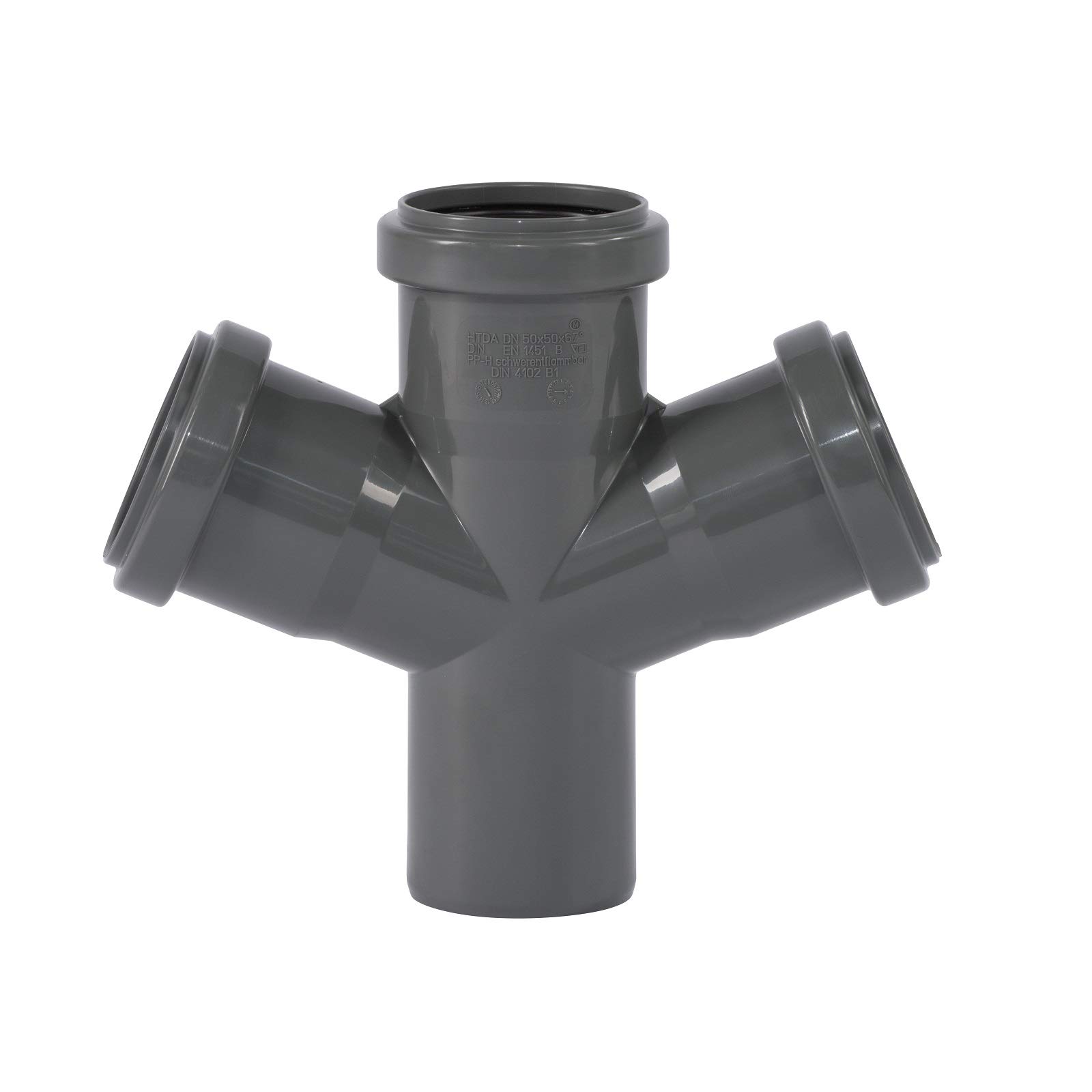 Ostendorf K12751 HTsafe Dpooel Branch, Gray, DN50/50/50/67 Grad