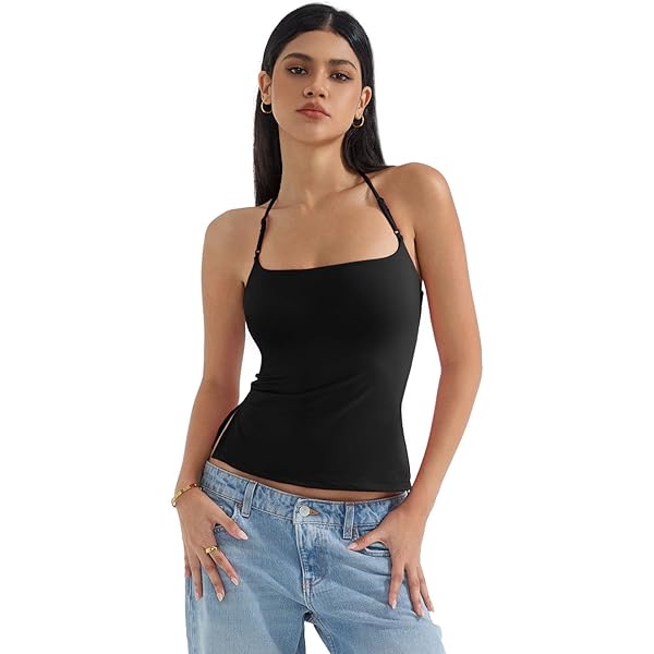 Z SUPPLY Women's Second Skin Racer Tank Black M at Amazon