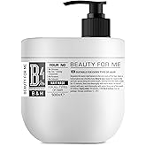 Silicone-Free Hair Mask by B4Me Professional – Hydrating & Strengthening Treatment for All Hair Types, 500ml / 16.9 fl oz