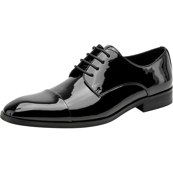 Karl Lagerfeld Leather Wingtip Oxford Dress Shoes in Black Size 9 Men main image 2