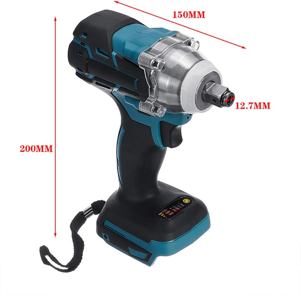 Ecarke Cordless Impact Wrench, Impact Driver 18v Impact Wrench 1/2 inch