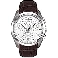 Tissot mens Couturier Chrono Quartz stainless-steel Dress Watch Brown T0356171603100