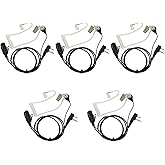 GoodQbuy Midland Walkie Talkie Earpiece Compatible with Midland GXT1000VP4 LXT600 LXT500VP3 LXT118 GXT1050VP4 GXT1000XB (5 Pack)