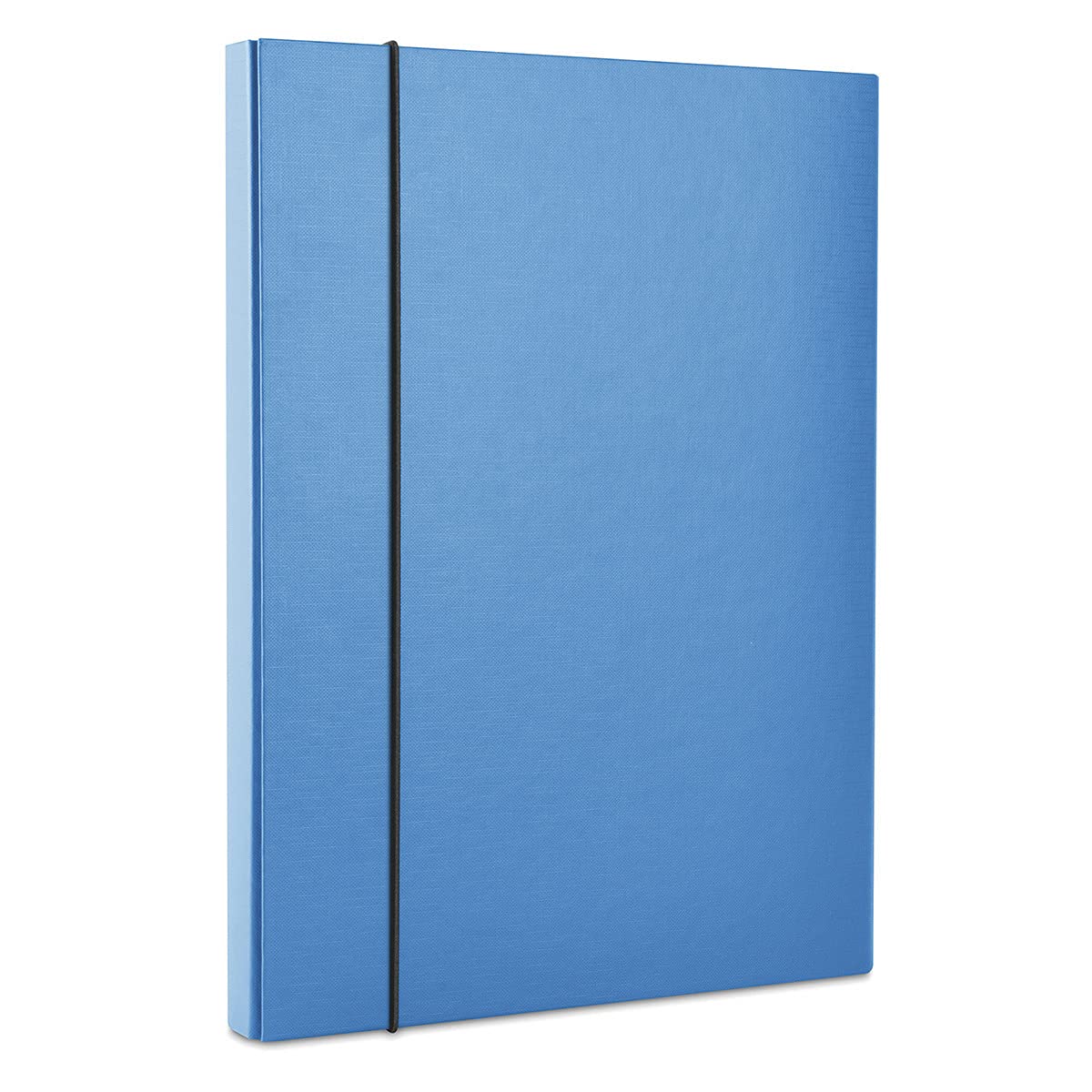 Elasticated File Box Office Products PP A4/40 Blue/Document Archiving/Type-Expandable/Kind-with Eraser/Material-Cardboard/PP/Coating-Single-Sided/Colour-Blue/Format-A4