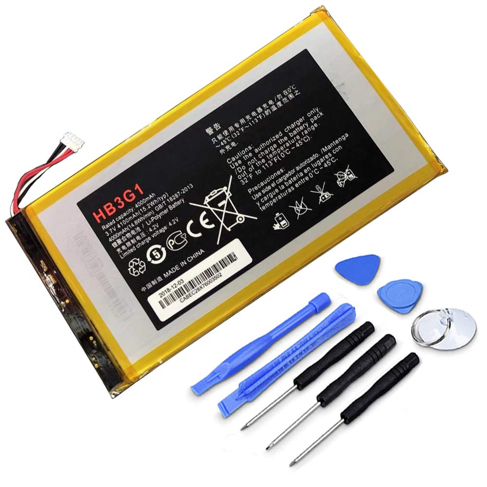 XITAIAN 15.2Wh 4100mAh HB3G1 Replacement Battery for Huawei S7 S7-301U 301W 302 303 (7 inch) 701 931 with Tools