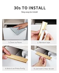 BaiNong 5pack 6 inch self Adhesive Cabinet pulls