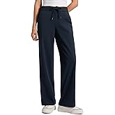 CRZ YOGA 4-Way Stretch Casual Pants for Women 30" - Straight Leg with Pockets for Work Dress Travel