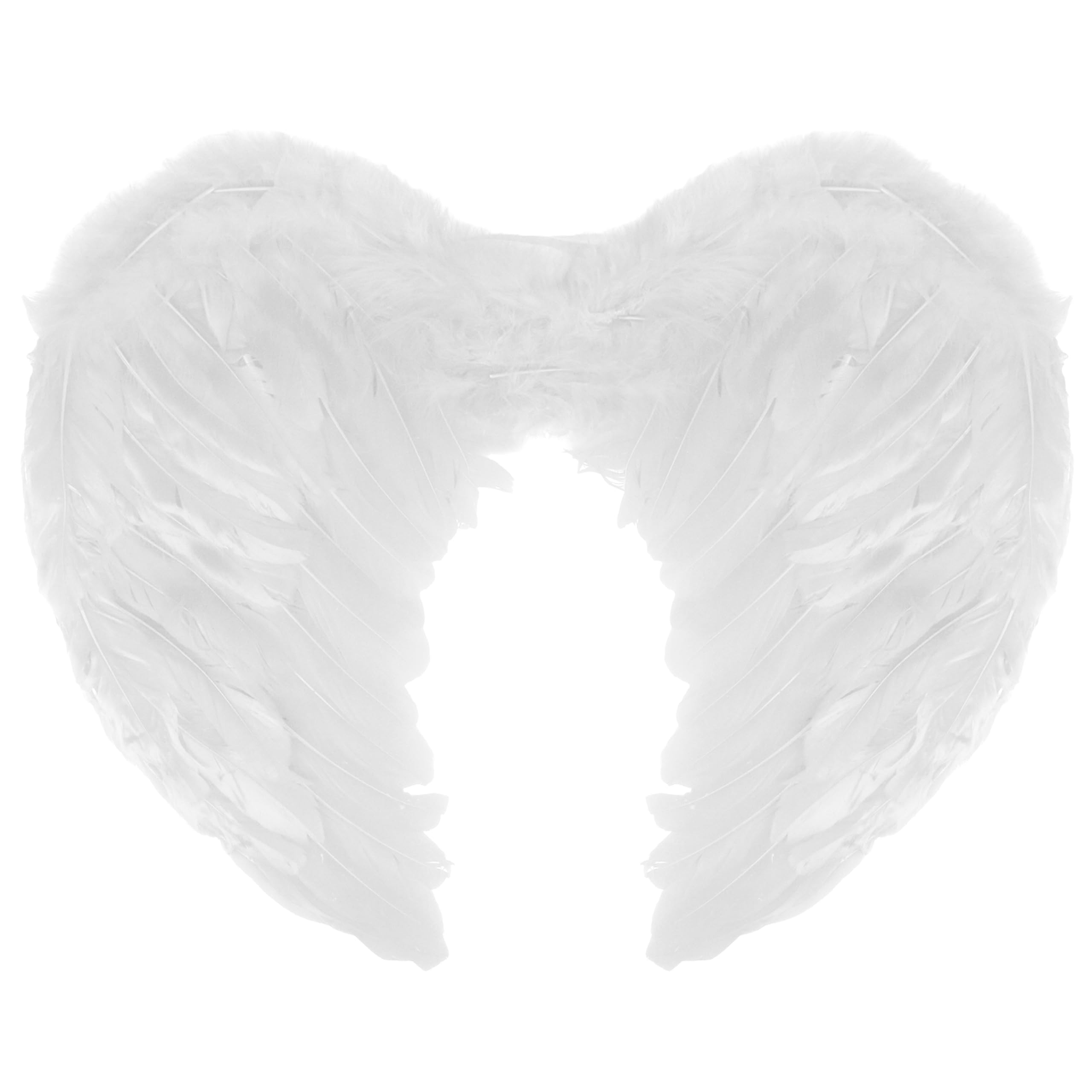 Lizzy Ladies ANIMAL FANCY DRESS TUTU with EARS BOW TAIL SET for Halloween, Hen Party Fancy Outfit Tutu Skirt (Wings Only White)